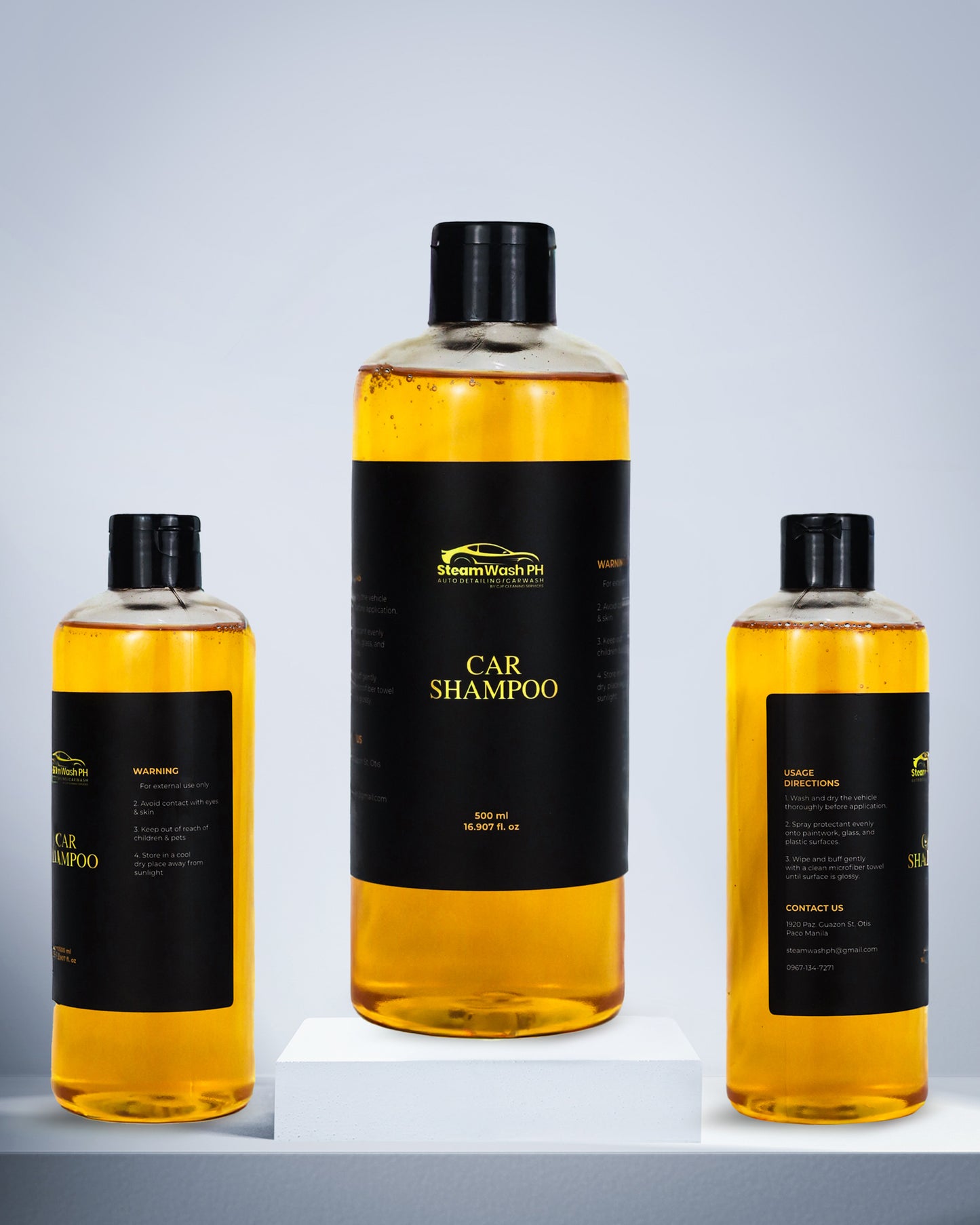 SteamWash - Premium Car Shampoo